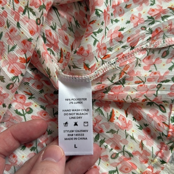 Anthropologie W5 Floral Top - Picture 6 of 10